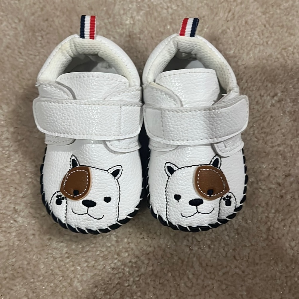 Toddler puppy moccasins
